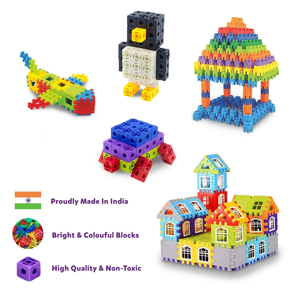 3-in-1 Building Blocks - Education & Learning Blocks (125  pcs)