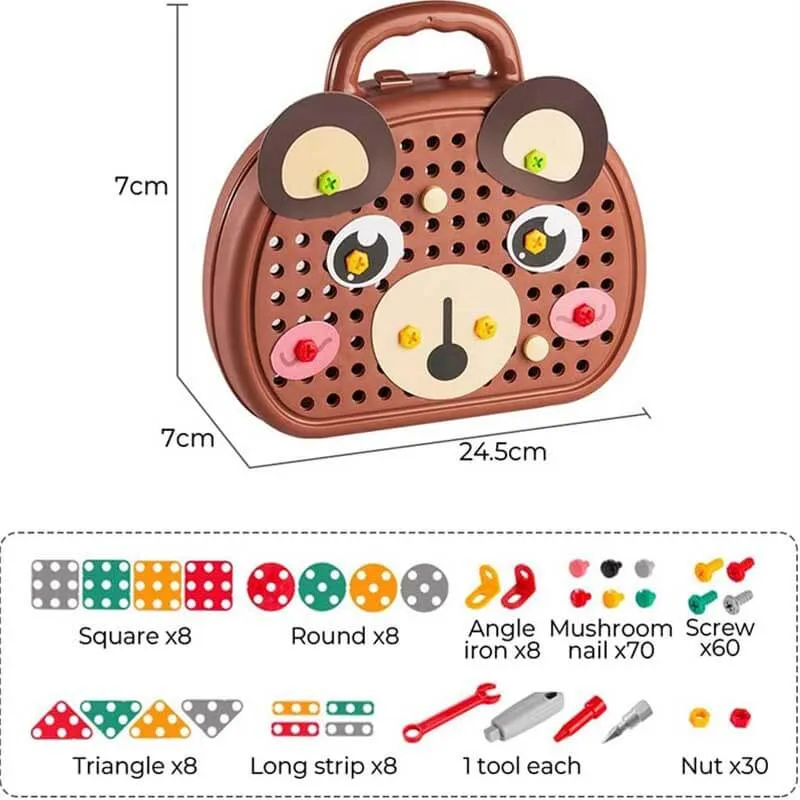 3D Construction Drill Puzzle