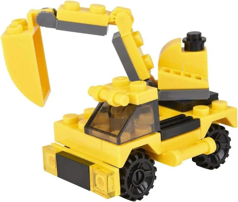 3" Construction Truck Building Block Eggs (1 each)