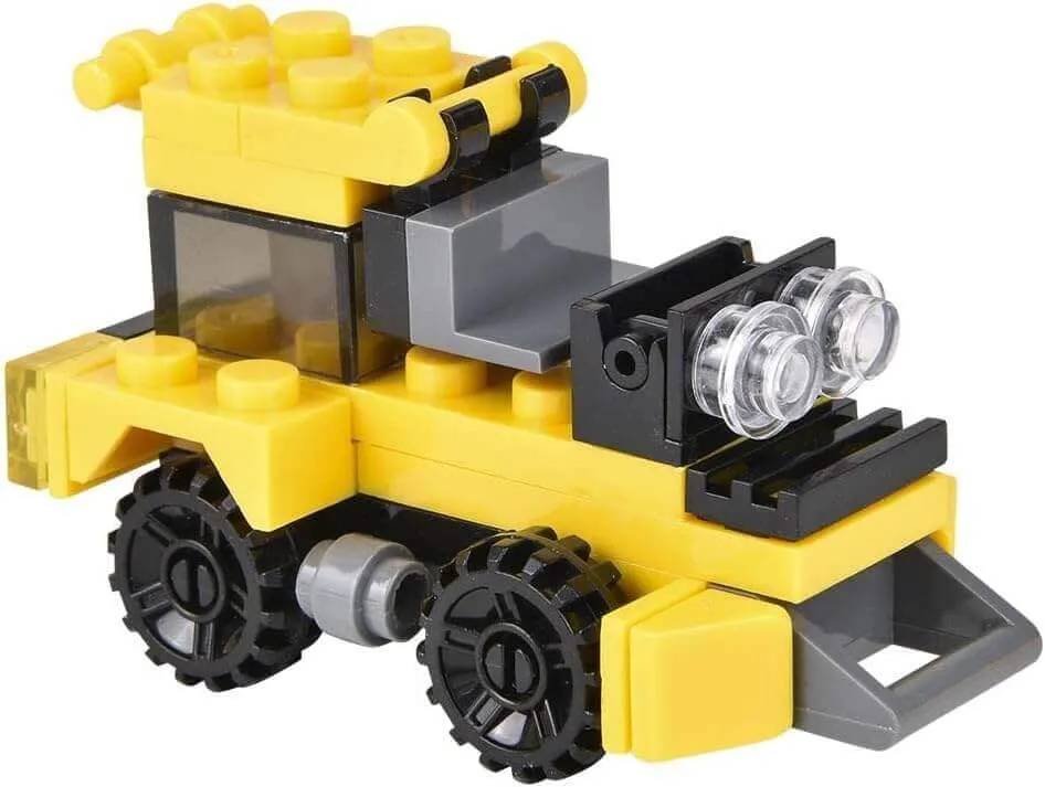 3" Construction Truck Building Block Eggs (1 each)