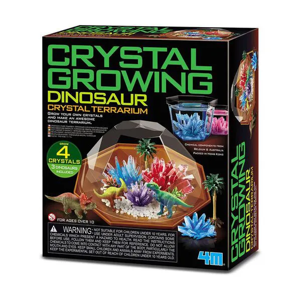 4M Crystal Growing / Dino Crystal Terrarium