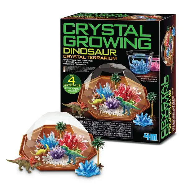 4M Crystal Growing / Dino Crystal Terrarium