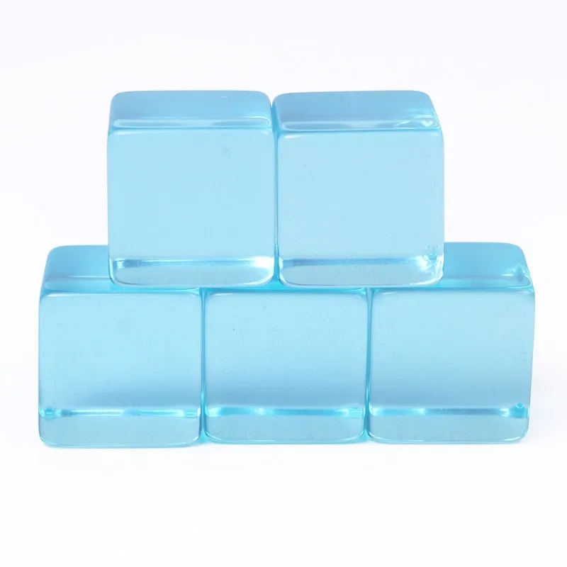 Acrylic Transparent Gem blocks Children Educational Sensory Training Crystal toys Creative Assembling Rainbow blocks for kids