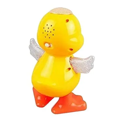 Amisha Gift Gallery Dancing Duck Toy with Vibrant Light Effect & Musial Sound | Best Dancing Toy Gifts/Toddlers/Babies/Girls/Boys | Yellow Color,