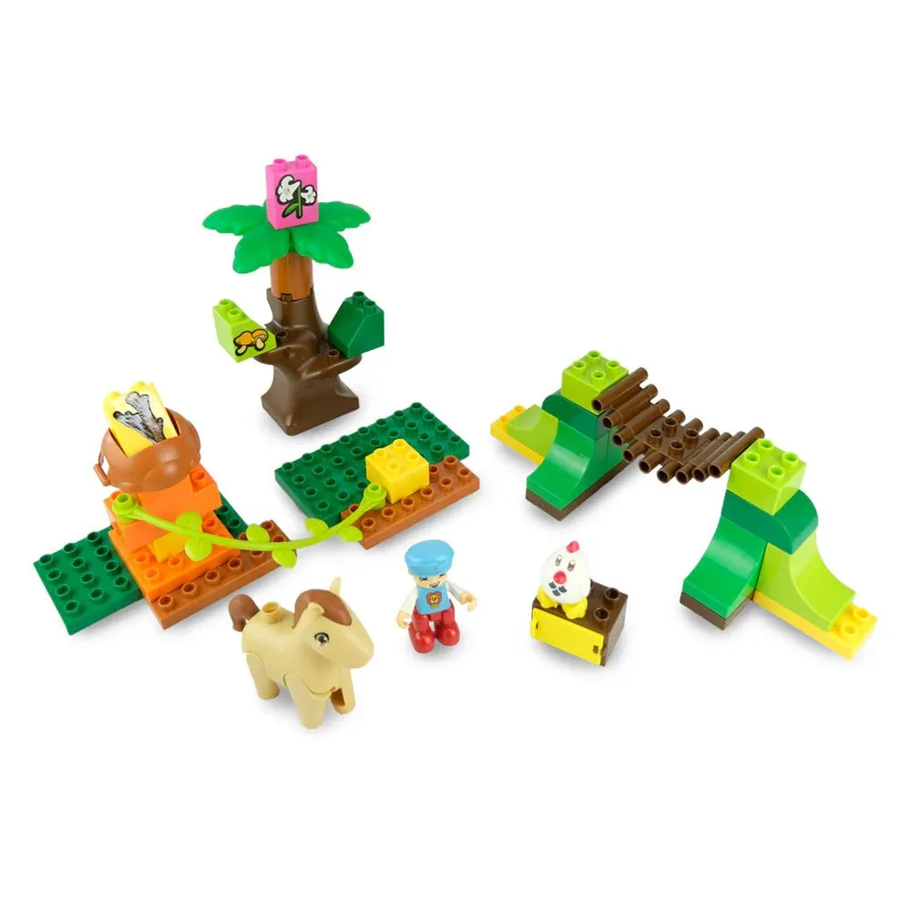 Animal Forest Building Blocks Set