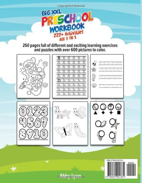 BIG XXL Preschool Workbook AGE 3 TO 5