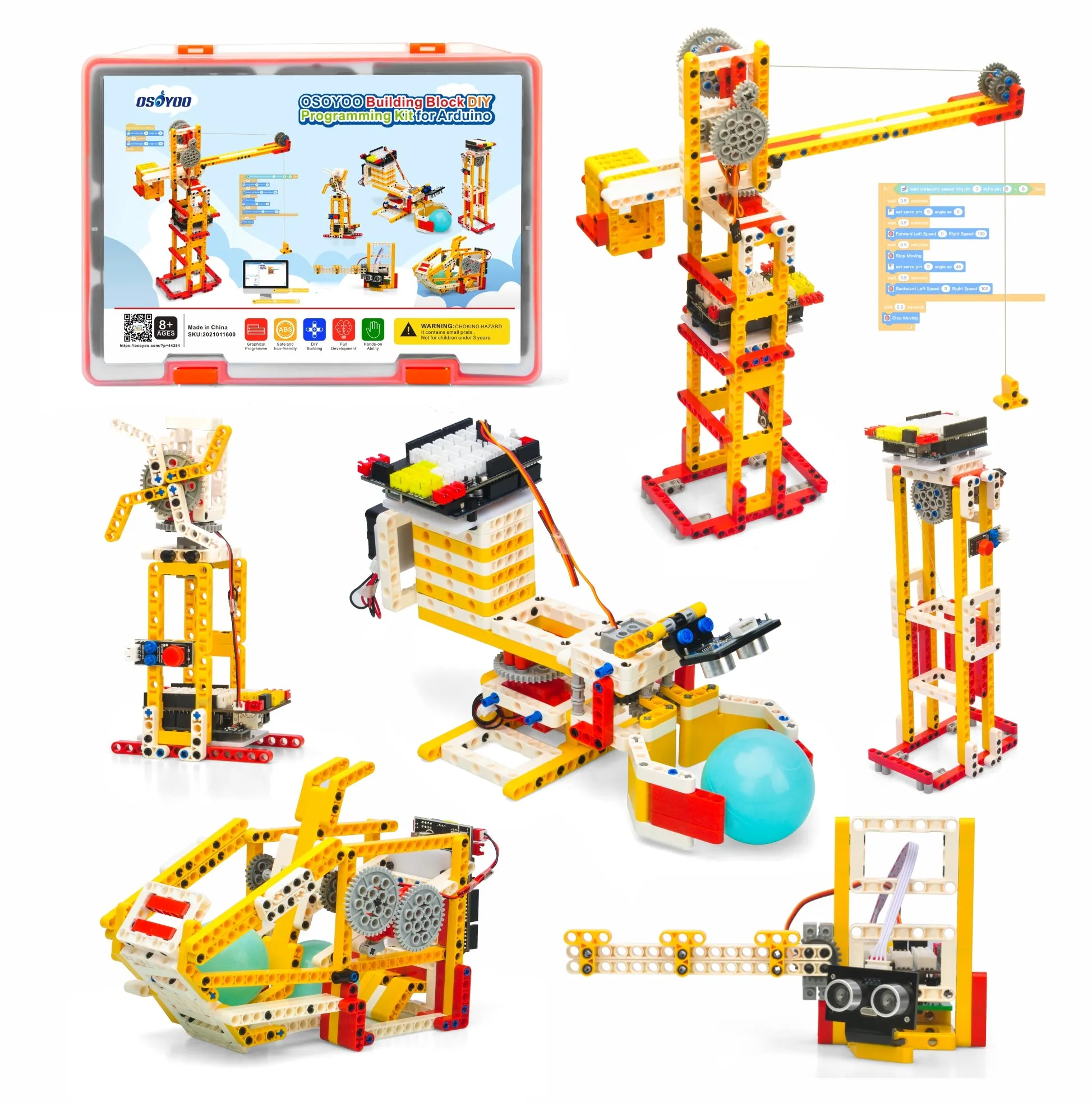 Building Block Graphic Robot Learning Kit for Arduino