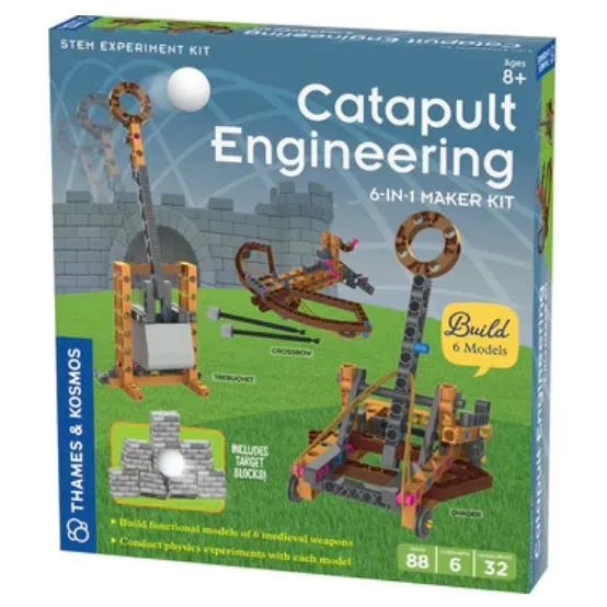 Catapult Engineering: 6-in-1 Maker Kit