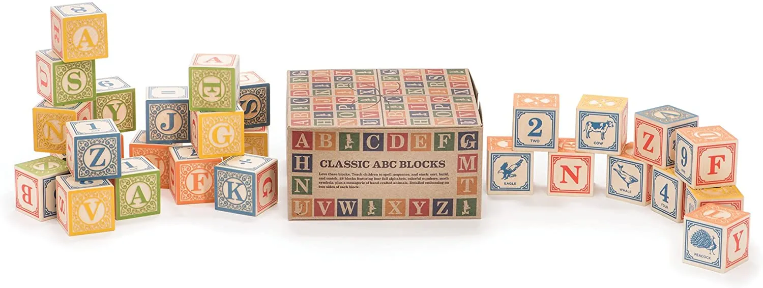 Classic ABC Wooden Blocks