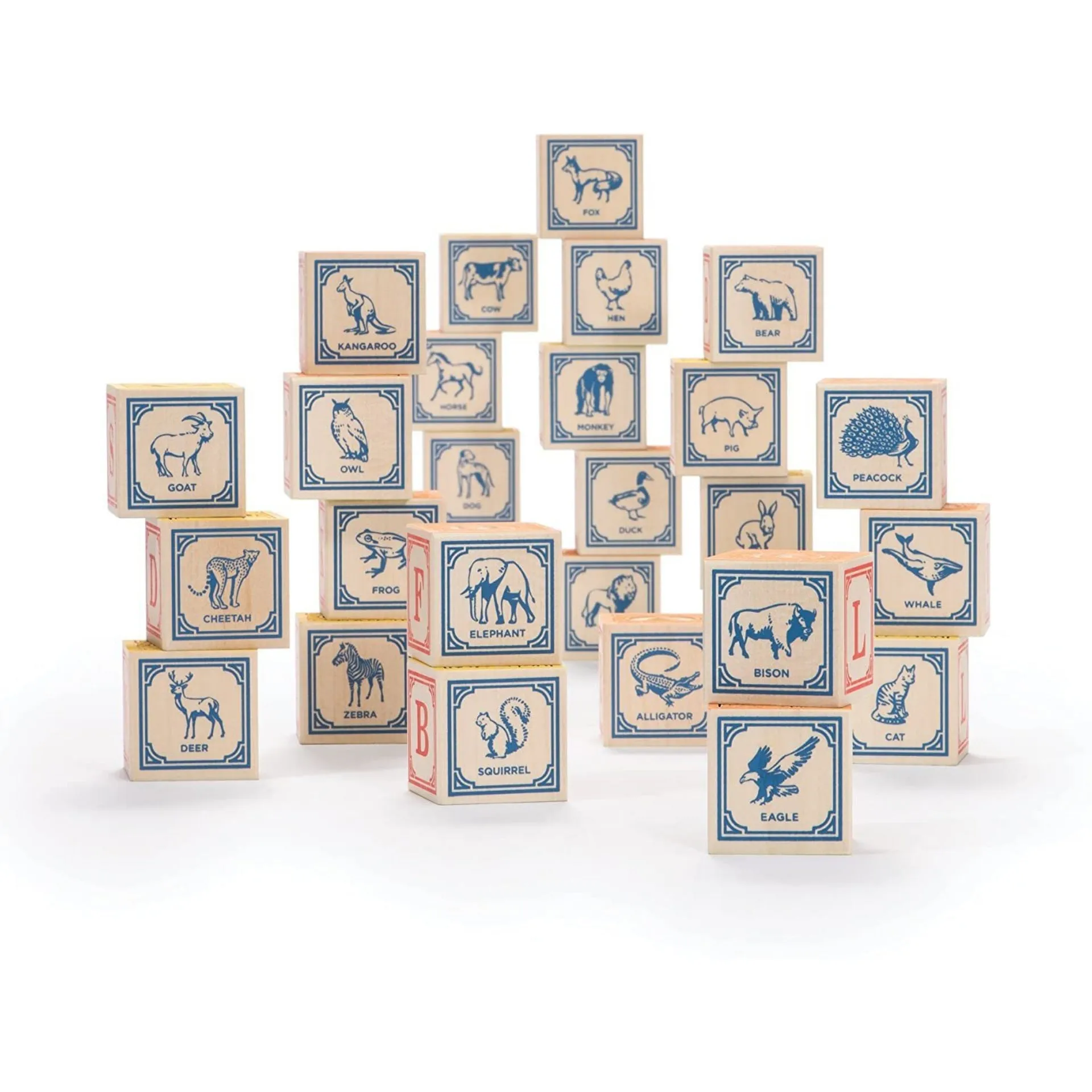 Classic ABC Wooden Blocks