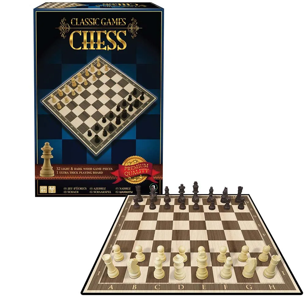 Classic Games: Deluxe Wooden Chess