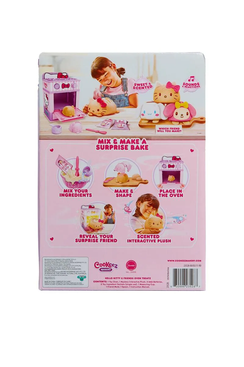 Cookeez Makery™ Hello Kitty® and Friends Interactive Oven Playset (Scented Plush)