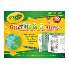 Crayola Artist Pad Puzzles & Games 165