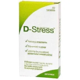 D-Stress x 40 tablets, cognitive impairment, mental disability