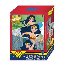 Danawares Wonder Woman 3 Pack Puzzles (3 x 63 pcs)