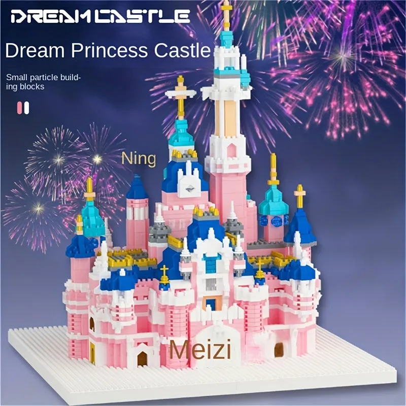 Dream Castle Puzzle Challenging Assembly Toy for Kids Birthday Gift