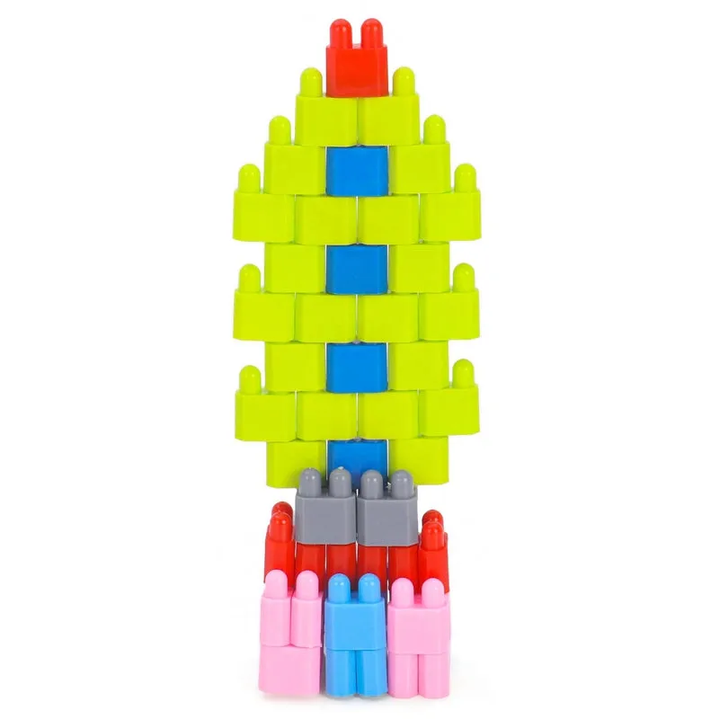 Ekta Bullet Blocks Basic Set Game (200 Pieces Interlocking Blocks)