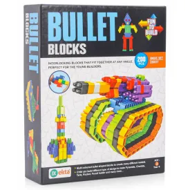 Ekta Bullet Blocks Basic Set Game (200 Pieces Interlocking Blocks)