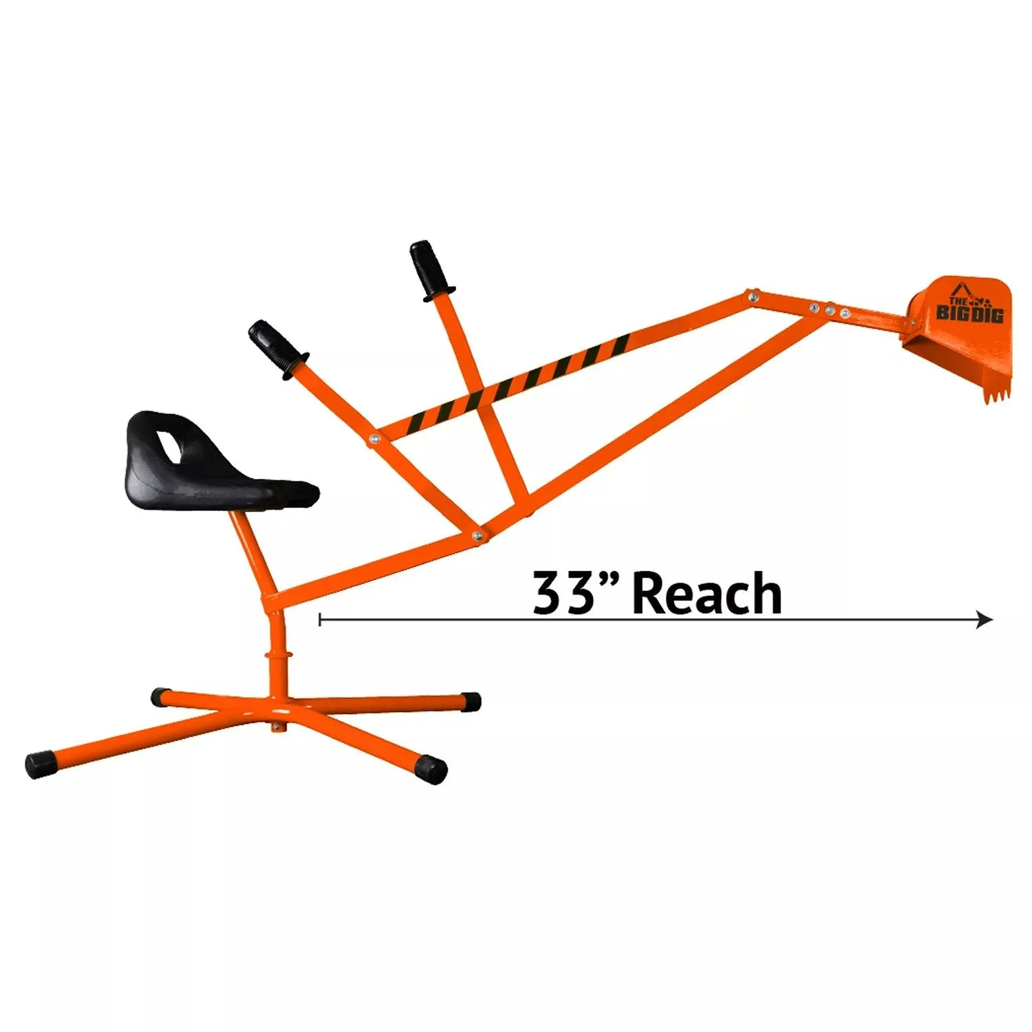 Excavator Sand Digger Big Dig Special Edition with 360 degree rotation, orange Big Dig