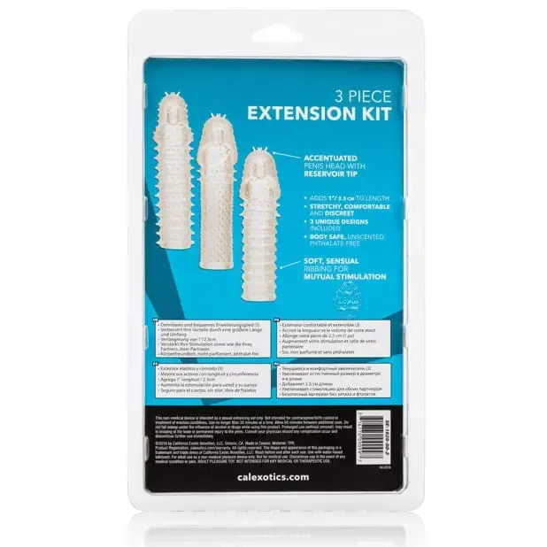 Extension 3 Piece Kit - Clear