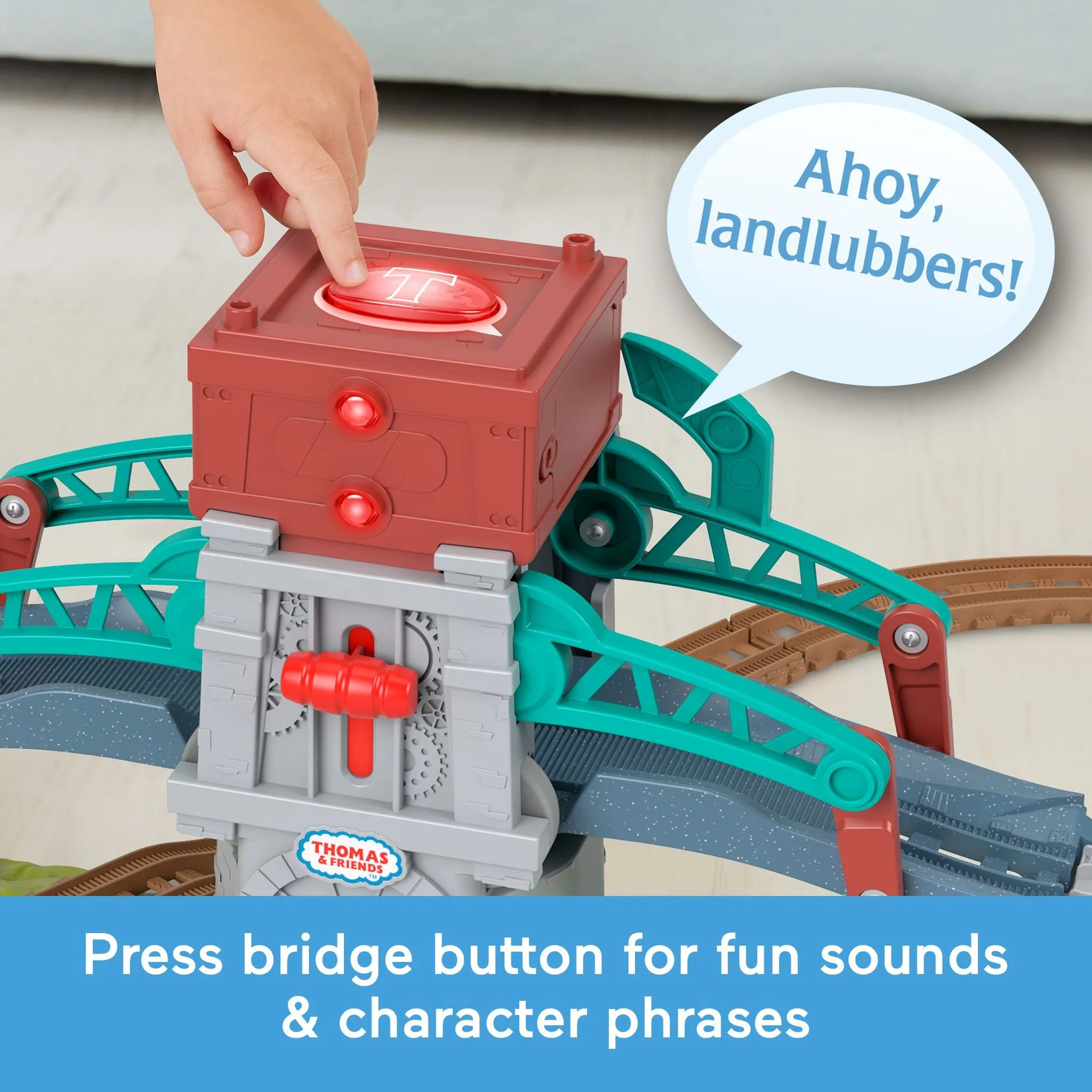 Fisher-Price Thomas & Friends Talking Bulstroke & Which-Way Bridge