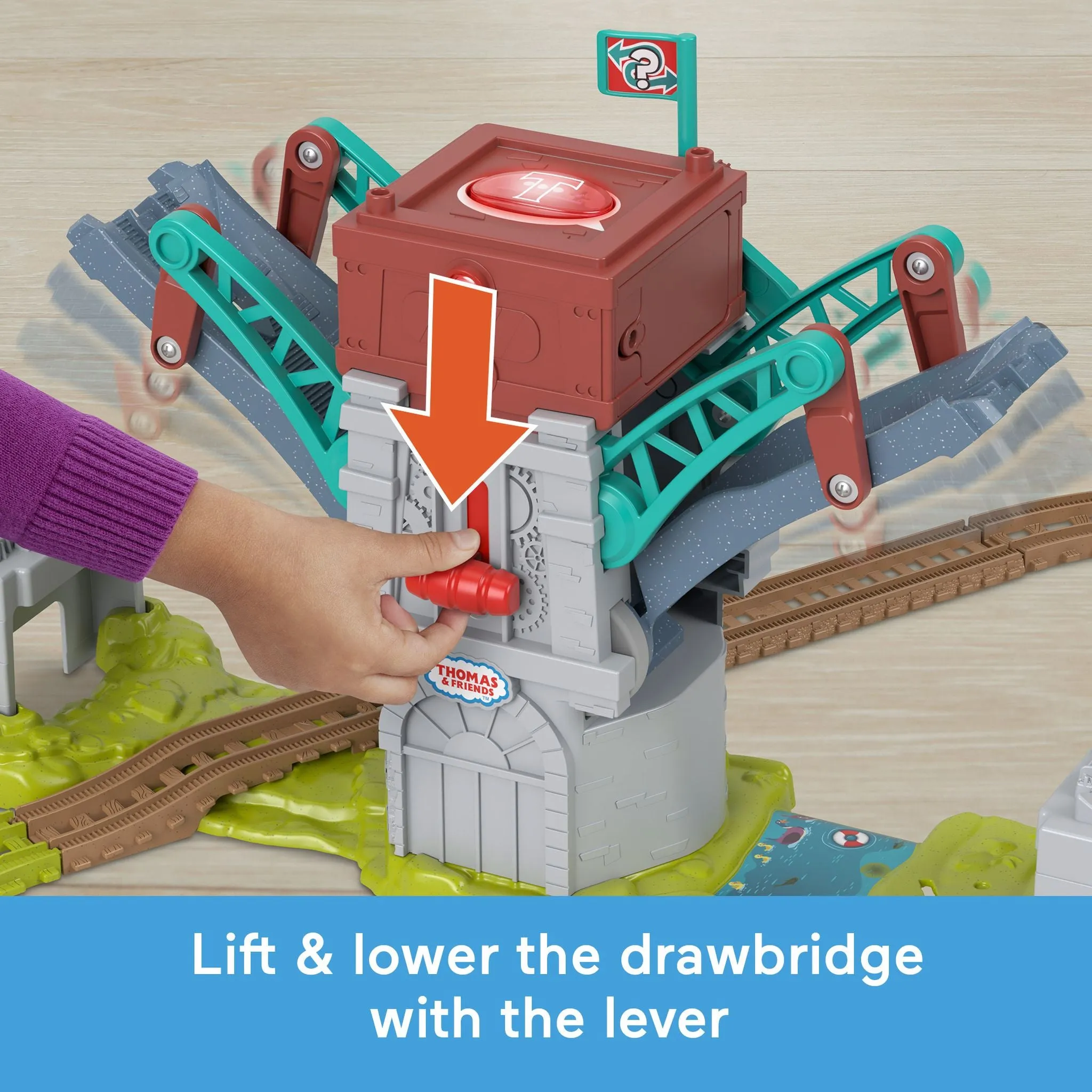 Fisher-Price Thomas & Friends Talking Bulstroke & Which-Way Bridge