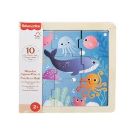 Fisher-Price Wooden Jigsaw Puzzle - Deep Sea Animals