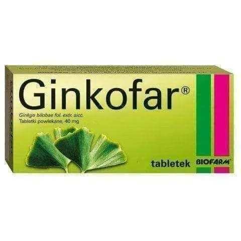 GINKOFAR x 90 tablets, cognitive thinking