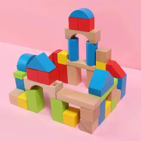 Hape Maple Wood Kids Building Blocks