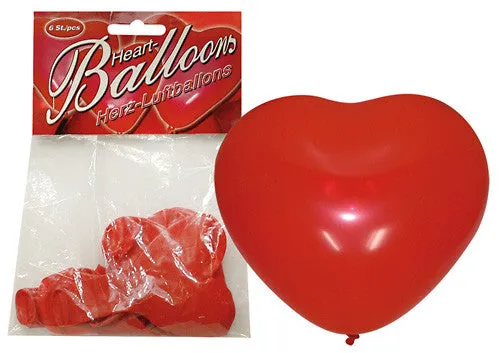 Heart Balloons 6pcs