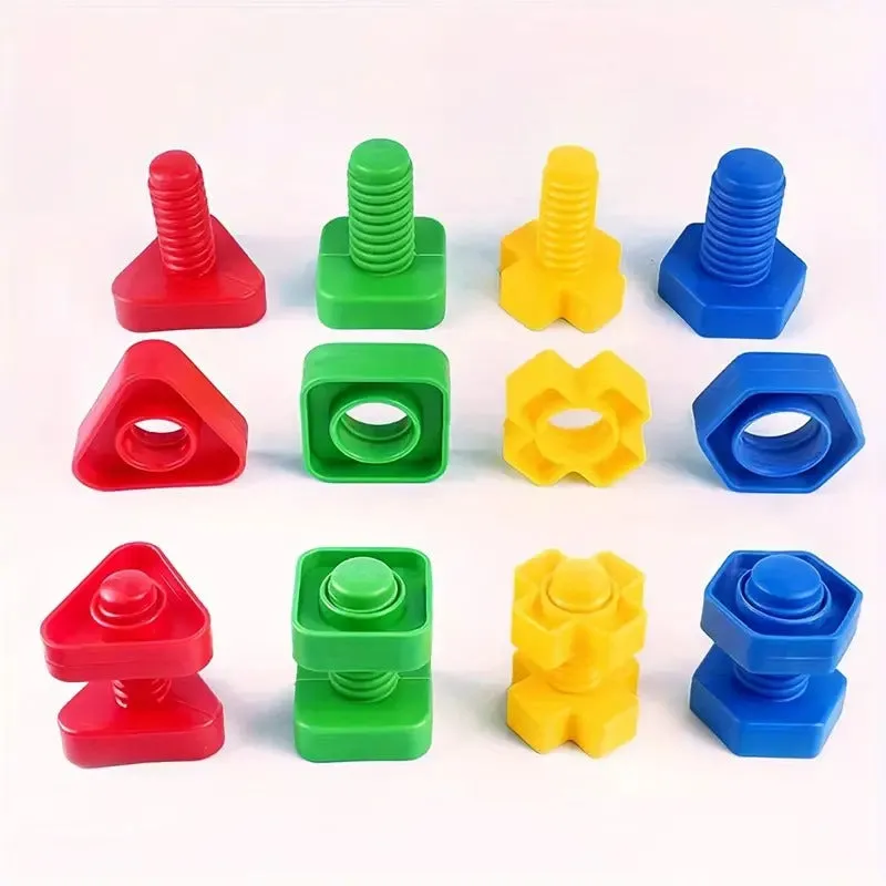 High Quality Screw Nut and Bolt Building Blocks - 26 Pieces