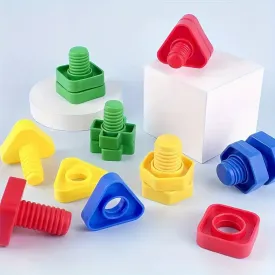 High Quality Screw Nut and Bolt Building Blocks - 26 Pieces