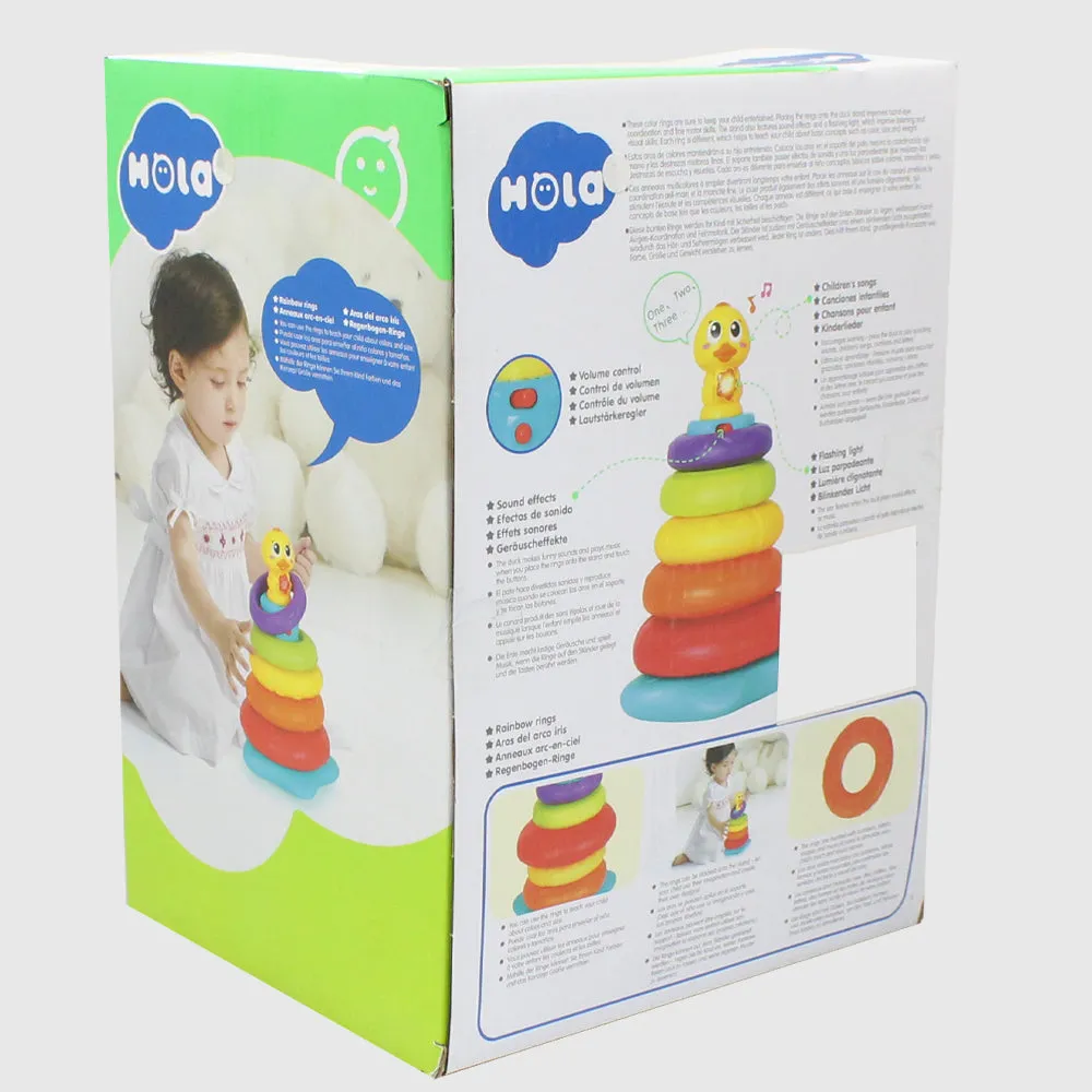 Hola Little Rainbow Duck Stacking Toy