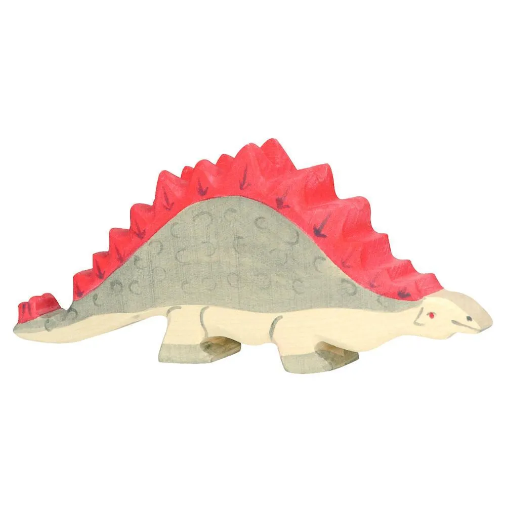 Holztiger stegosaurus dinosaur