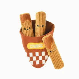 Hugsmart Pet Food Party Churro Interactive Dog Toy