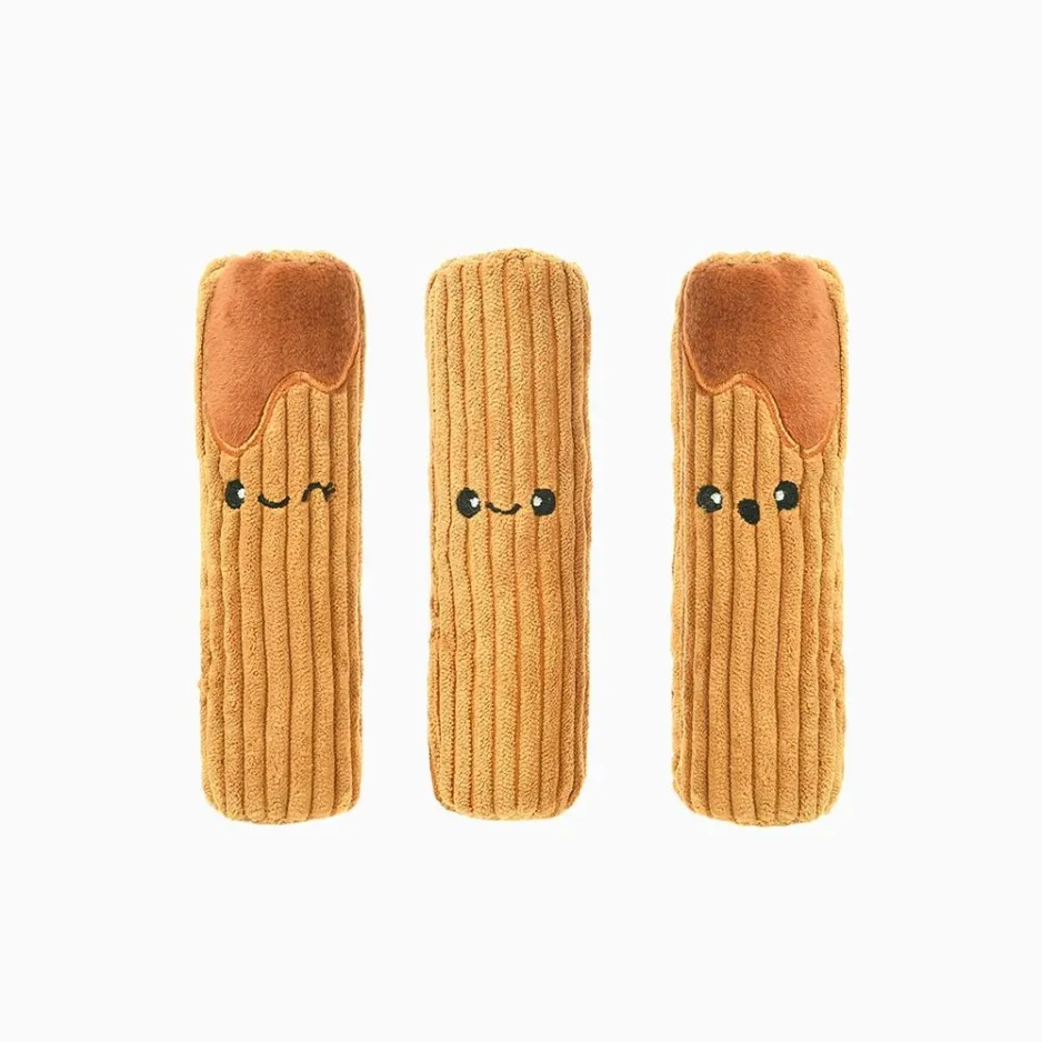 Hugsmart Pet Food Party Churro Interactive Dog Toy