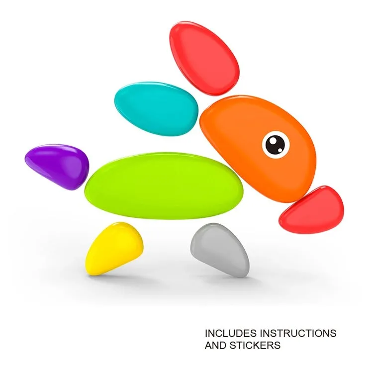 Interesting Colored Pebbles Stacking Blocks 18 Pieces - 044