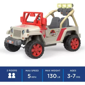 Jeep Wrangler Power Wheels Jurassic Park: Battery-Powered Driving Vehicle from Fisher-Price Power Wheels