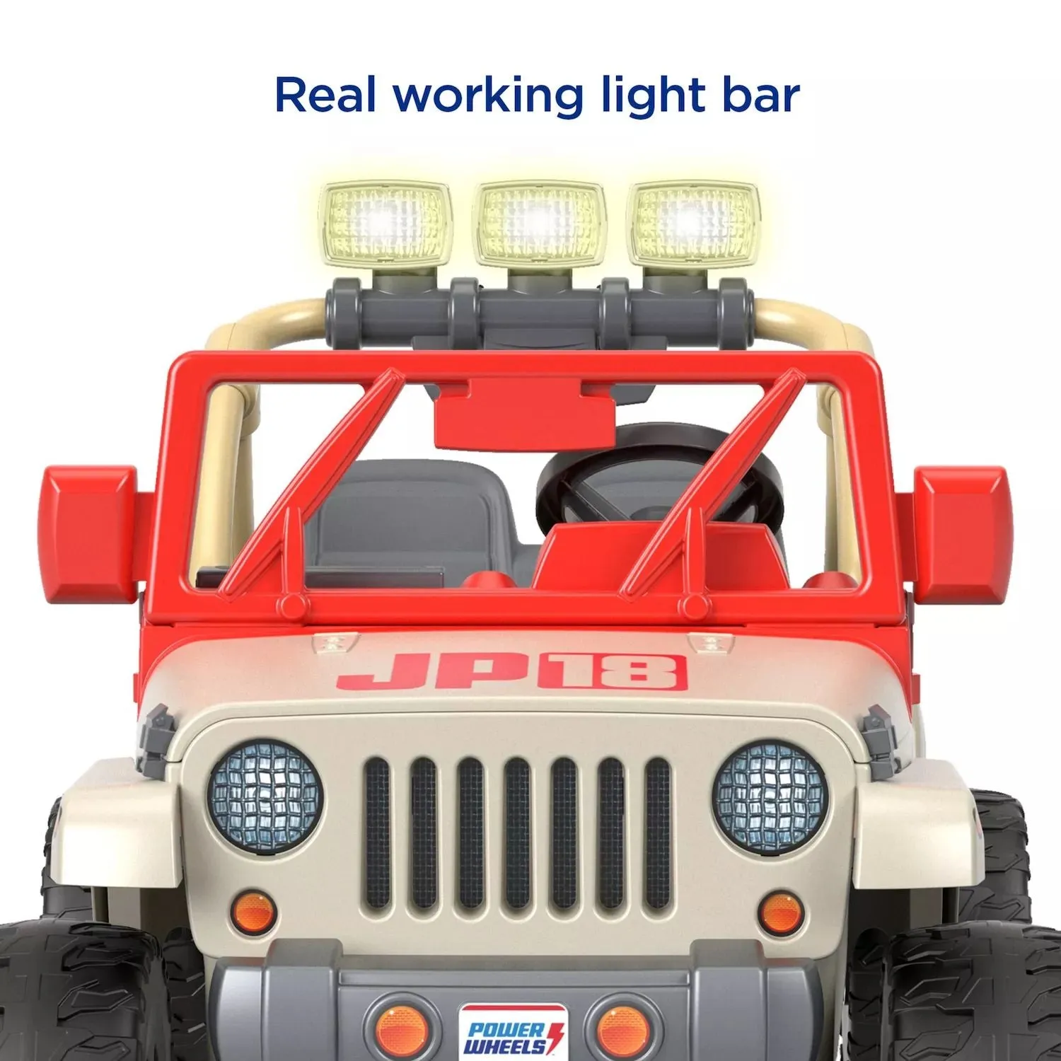 Jeep Wrangler Power Wheels Jurassic Park: Battery-Powered Driving Vehicle from Fisher-Price Power Wheels