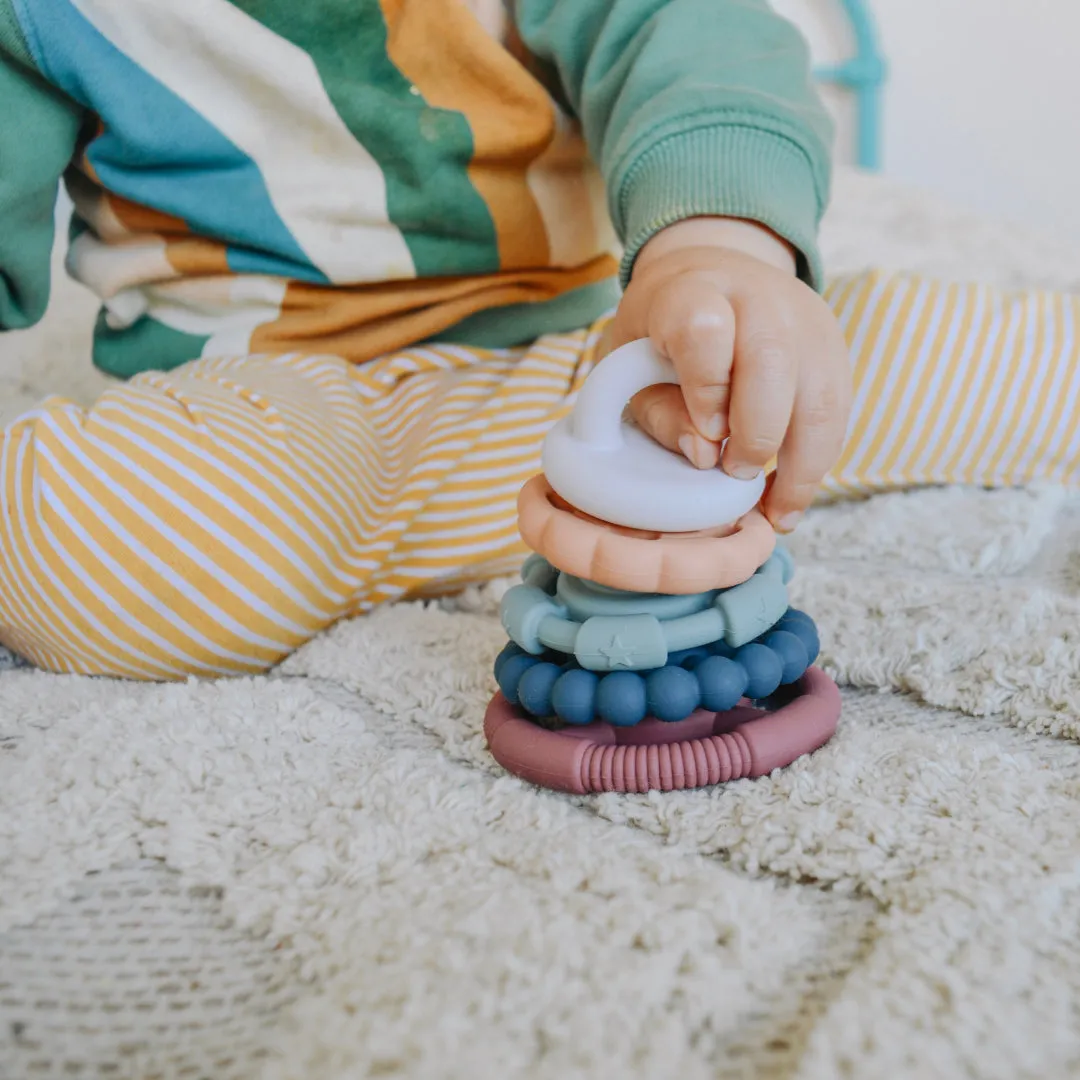 Jellystone Designs Stacker Teether & Toy - Ocean