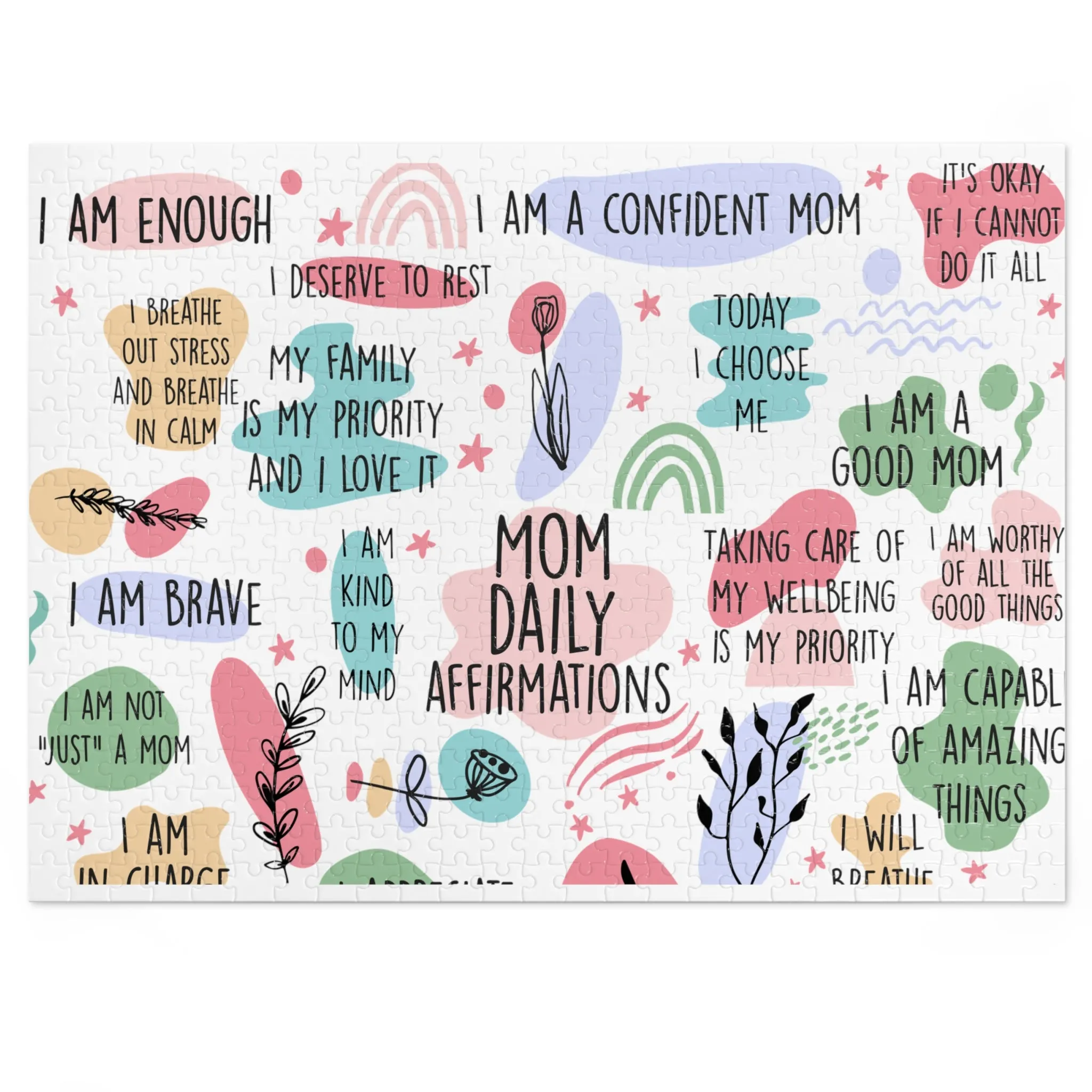 Jigsaw Puzzle in Tin, Affirmations, Mom Personalised/Non-Personalised, awd-1372