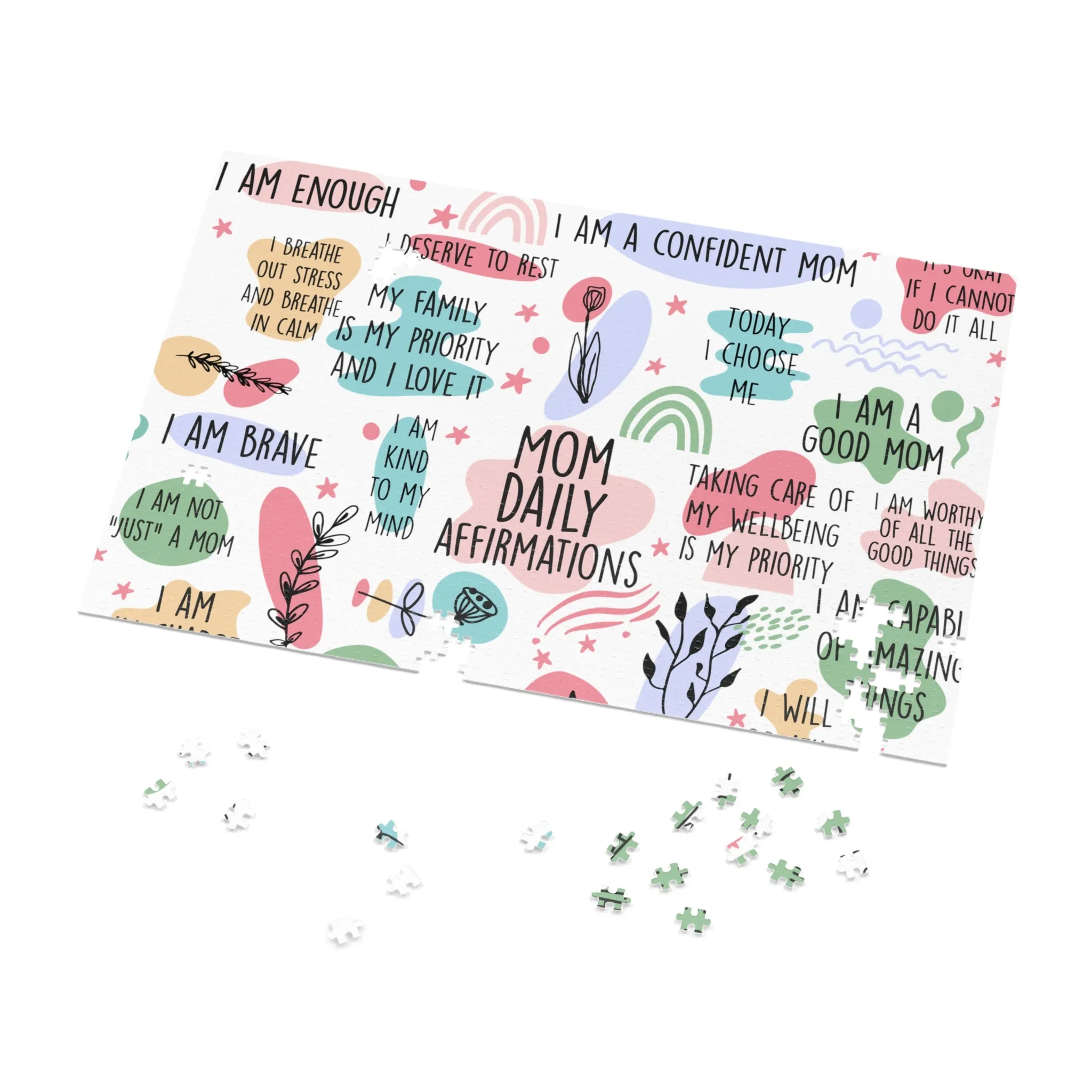 Jigsaw Puzzle in Tin, Affirmations, Mom Personalised/Non-Personalised, awd-1372