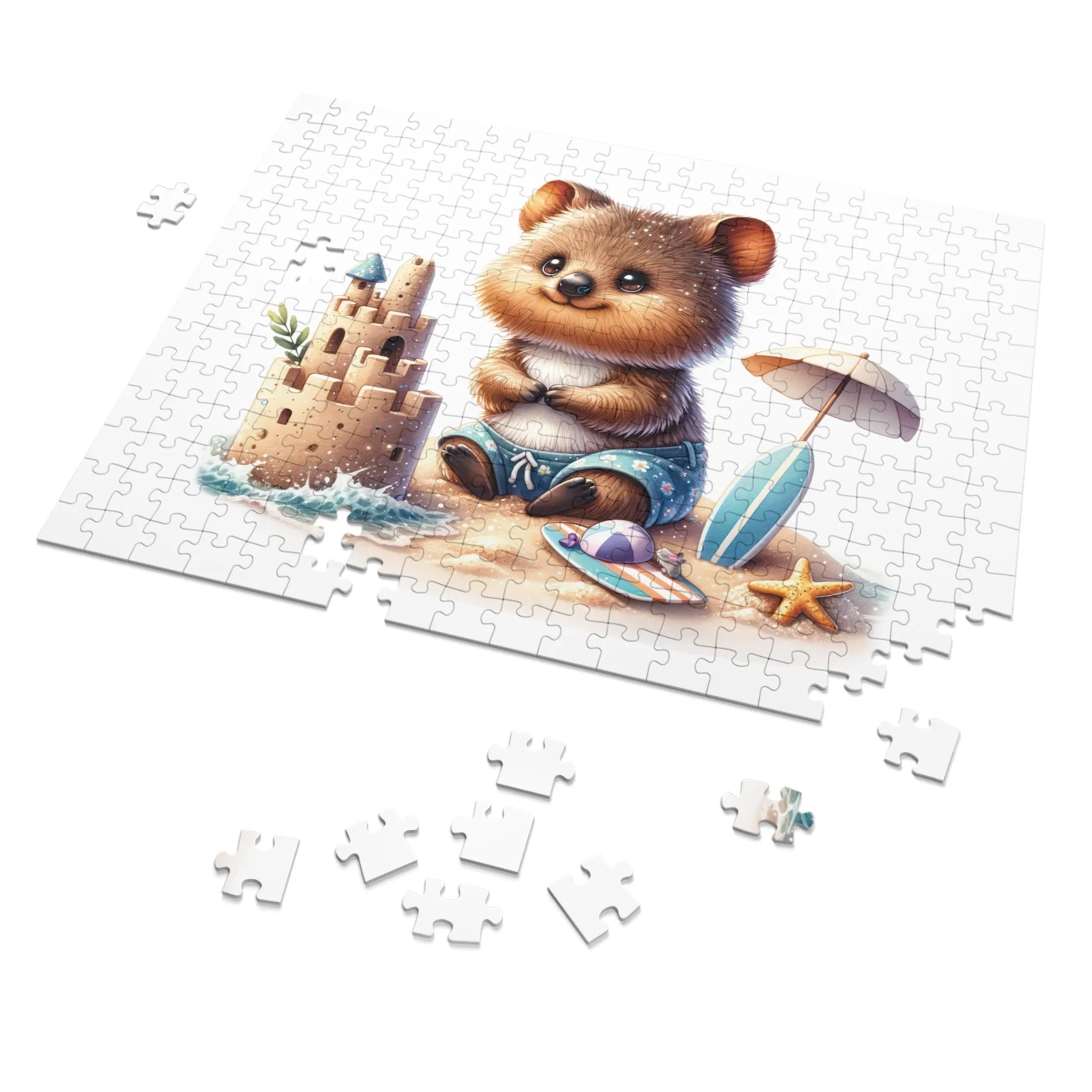 Jigsaw Puzzle in Tin, Australian Animals, Quokka, Personalised/Non-Personalised, awd-1324 (30, 110, 252, 500,1000-Piece)