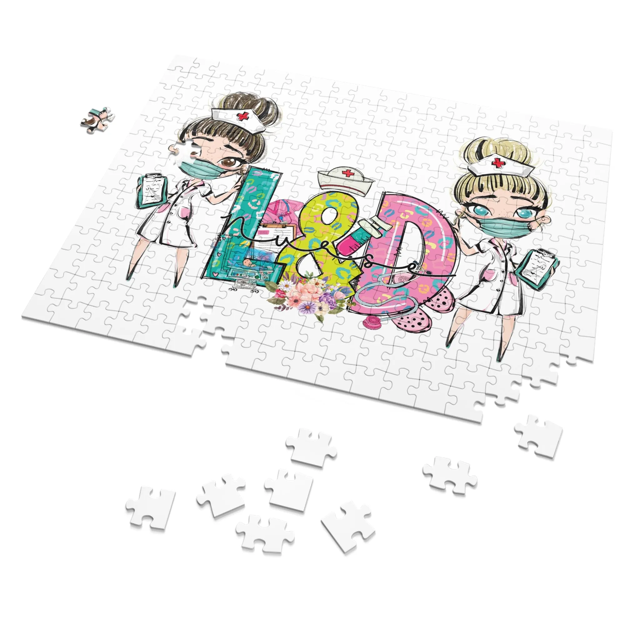 Jigsaw Puzzle, L&D Nurse, Personalised/Non-Personalised (30, 110, 252, 500,1000-Piece)