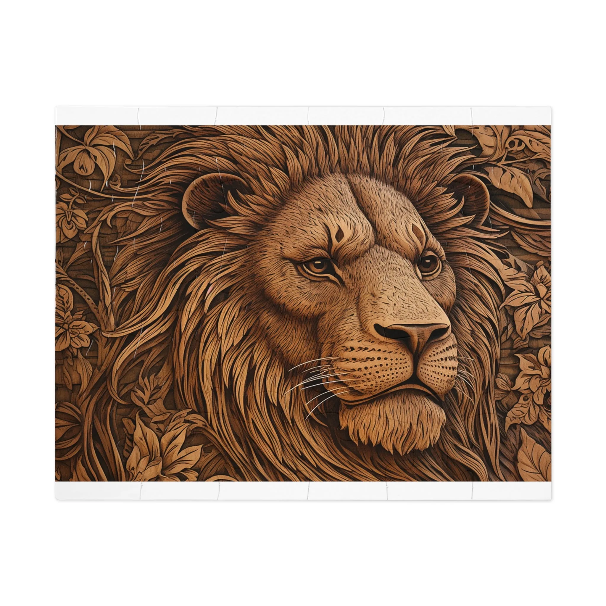 Jigsaw Puzzle, Lion, Personalised/Non-Personalised (30, 110, 252, 500,1000-Piece)