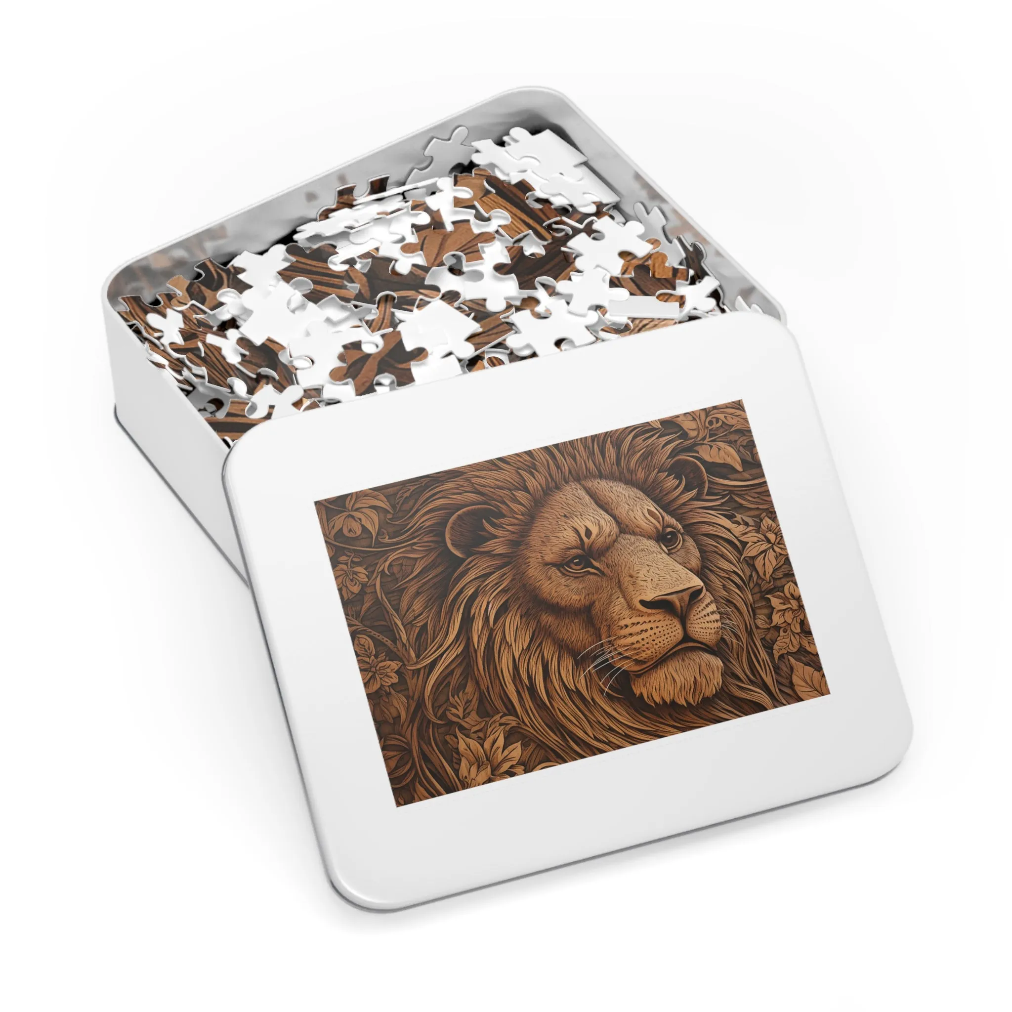 Jigsaw Puzzle, Lion, Personalised/Non-Personalised (30, 110, 252, 500,1000-Piece)