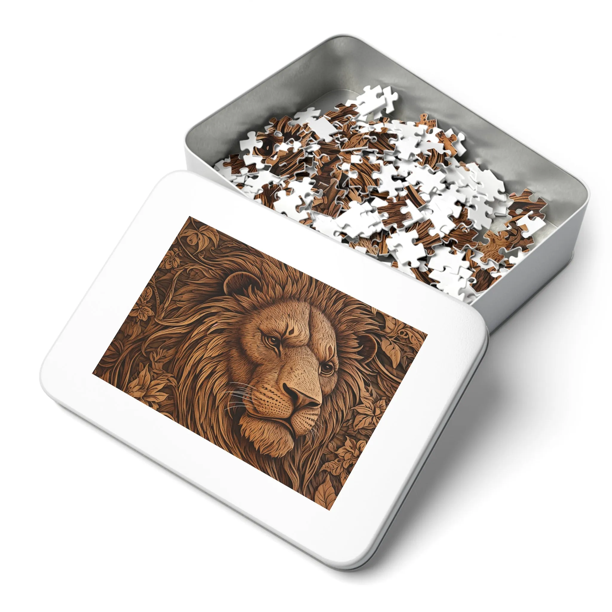 Jigsaw Puzzle, Lion, Personalised/Non-Personalised (30, 110, 252, 500,1000-Piece)