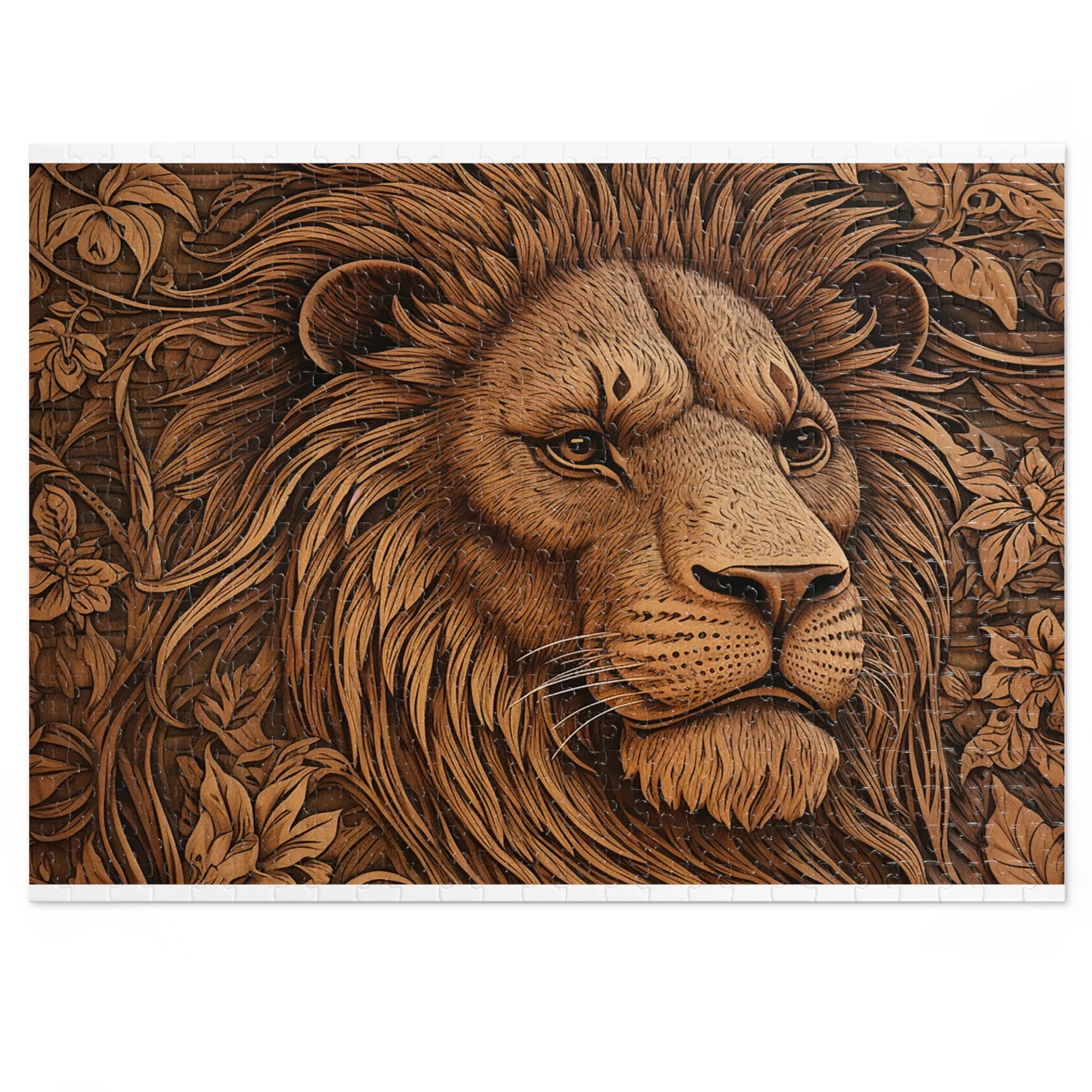 Jigsaw Puzzle, Lion, Personalised/Non-Personalised (30, 110, 252, 500,1000-Piece)