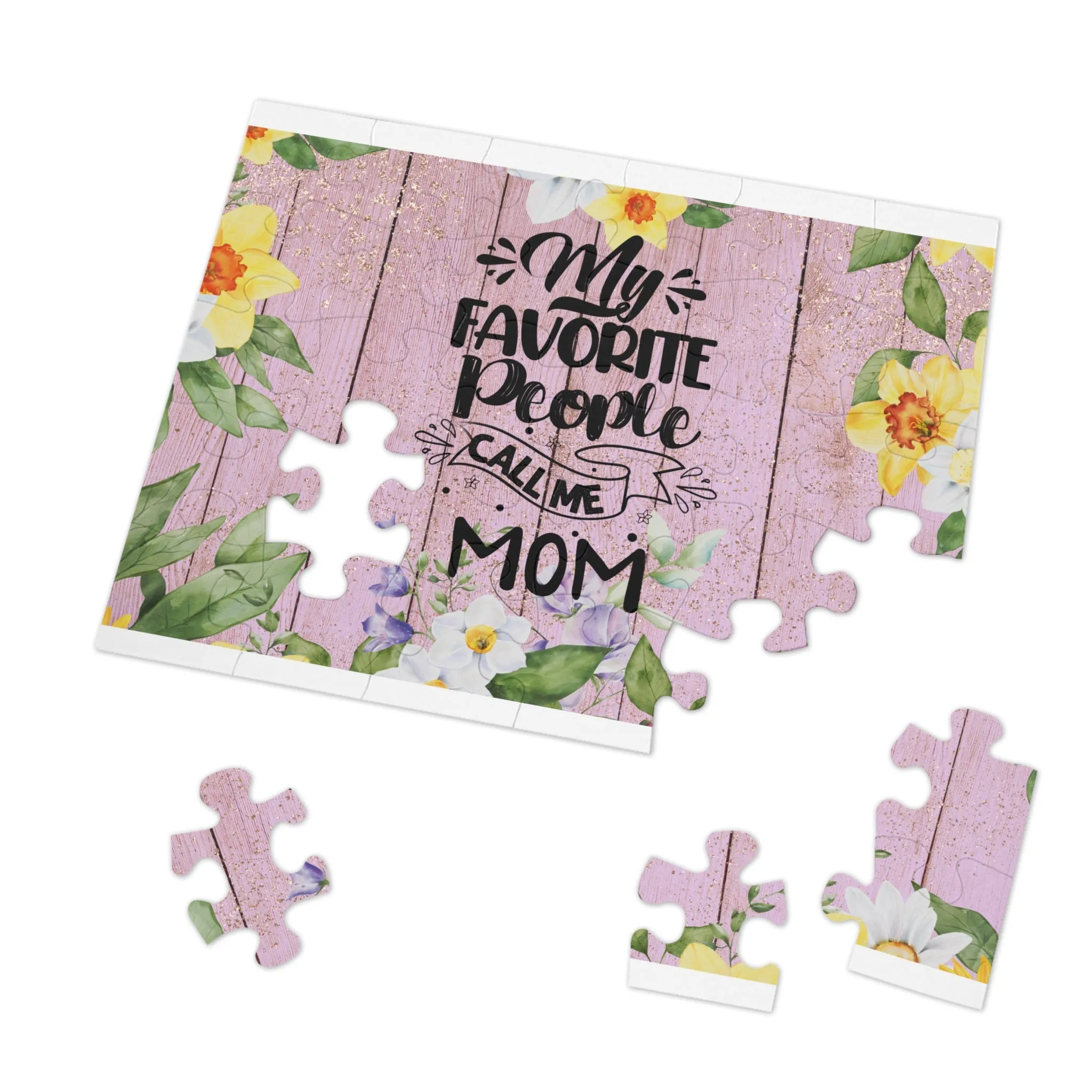 Jigsaw Puzzle, My Favorite People call me Mom, Personalised/Non-Personalised (30, 110, 252, 500,1000-Piece)