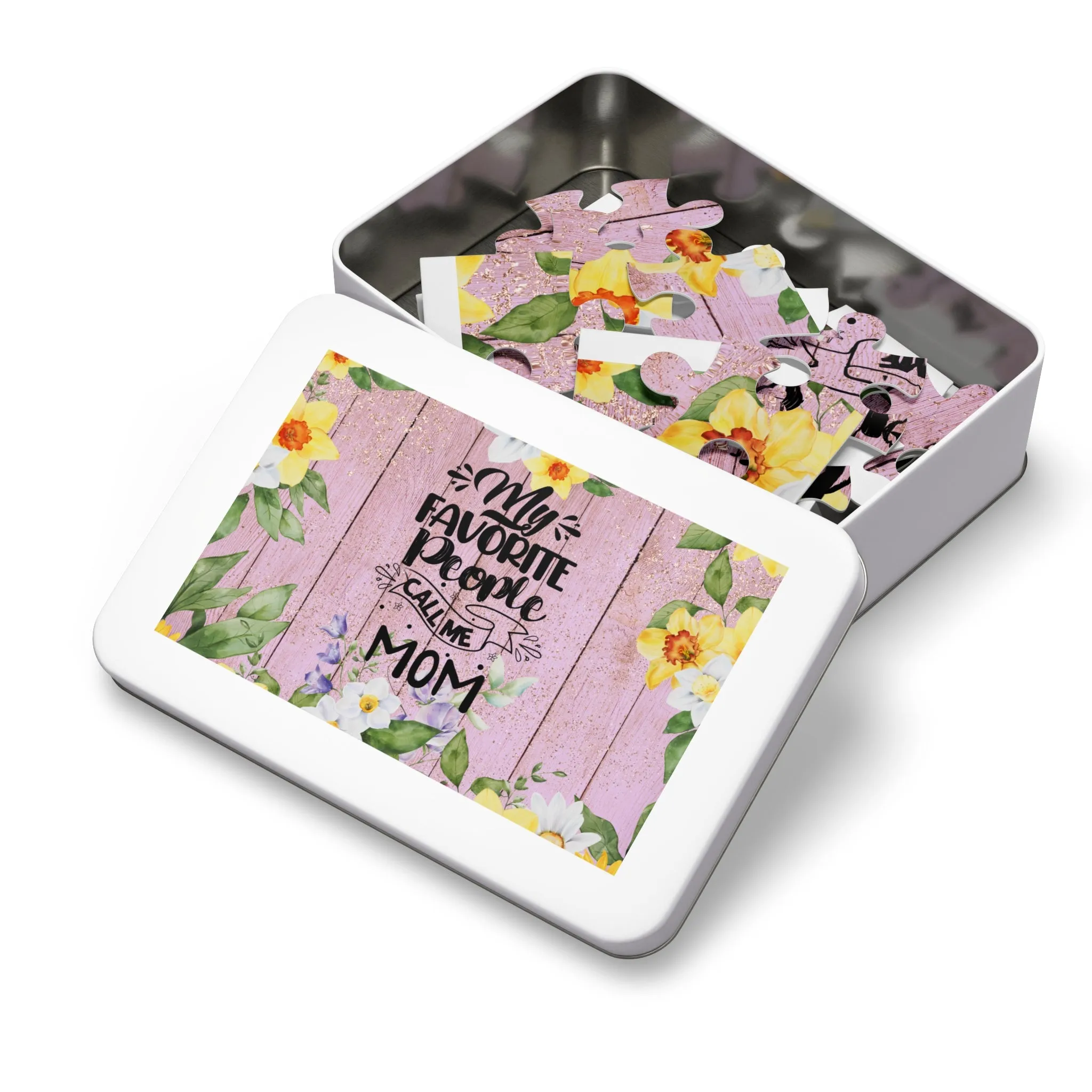 Jigsaw Puzzle, My Favorite People call me Mom, Personalised/Non-Personalised (30, 110, 252, 500,1000-Piece)